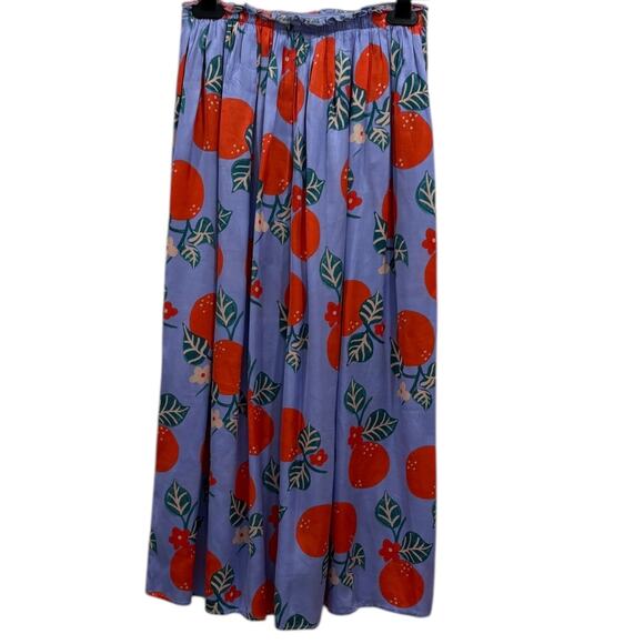 Anthropologie Corey Lynn Calter Naranjas A-Line Midi Skirt - Picture 7 of 7